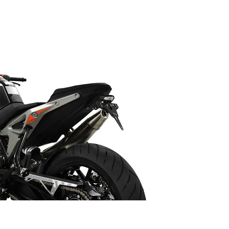 Super-Preis ZIEGER Pro Kennzeichenhalter passend für KTM 790 Duke / 890 Duke schwarz; Baujahre: 2018-2021
