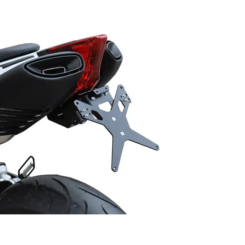 Aktuell ZIEGER X-Line Kennzeichenhalter passend für Aprilia SMV 750 / SMV 900 / SMV 1200 Dorsoduro; Bj: 2011