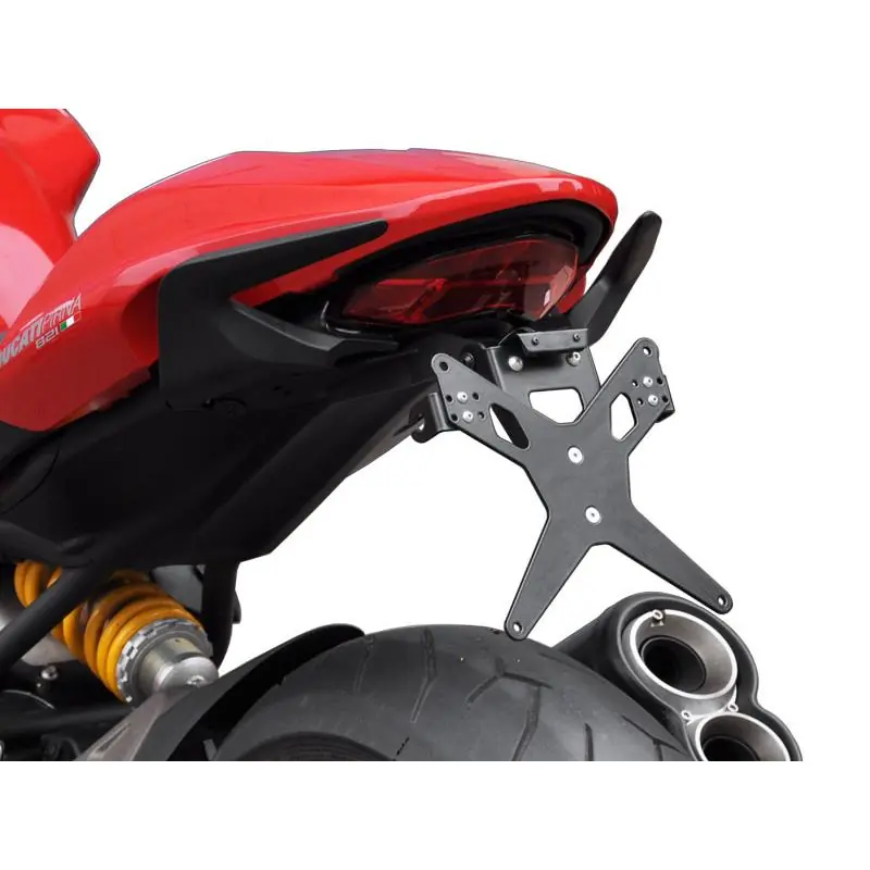 Neu Im Sortiment ZIEGER X-Line Kennzeichenhalter passend für Ducati Monster 821; Baujahre: 2014-2017