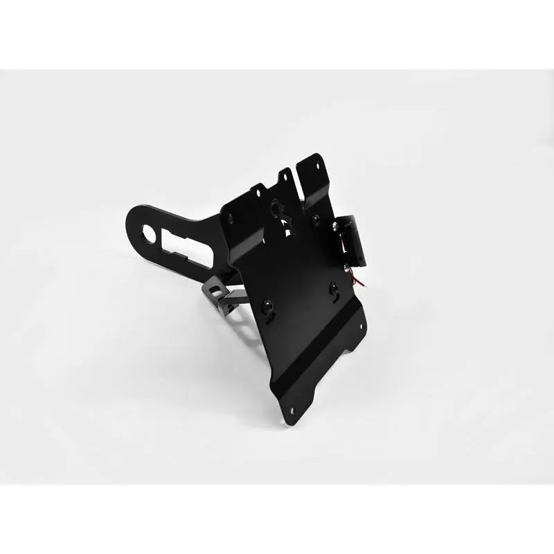 Markenware ZIEGER seitlicher Kennzeichenhalter passend für Kawasaki VN 900 / VN 2000; Baujahre: 2015