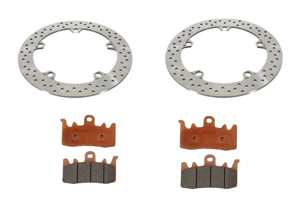 Bremsscheiben und Beläge KIT / SET vorn passend für BMW R 1200 GS / Adventure /ABS (Bj.13-) Brembo Angebot
