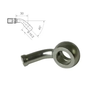 Preis Gesenkt TRW Varioflex-Alufitting 10mm Ringanschluss 45° - MV10C45