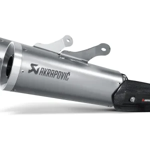 Akrapovic Slip On Doppel-Schalldämpfer Titan passend für Yamaha VMAX / Star Motorcycles VMAX; Baujah Knallerangebot