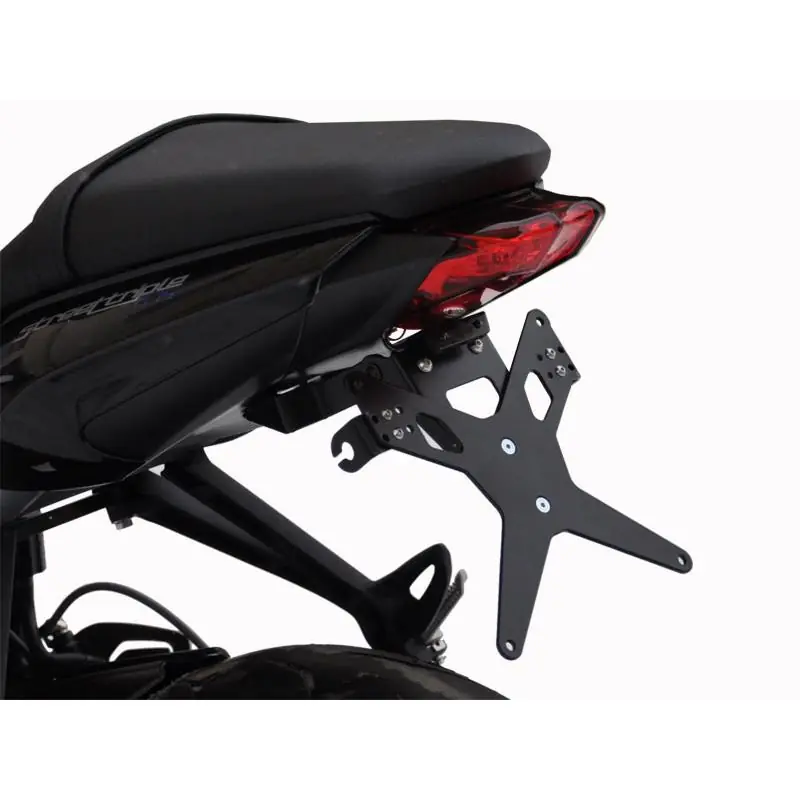 Begrenztes Angebot ZIEGER X-Line Kennzeichenhalter passend für Triumph Street Triple 675 765 / R / Daytona 675 / R