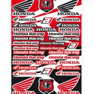 Preisknaller Aufkleber Sponsor BlackBird Racing passend für Honda - Bogen 50x35 cm - 5076H