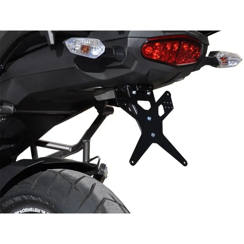 Expressversand ZIEGER X-Line Kennzeichenhalter passend für Kawasaki Versys 1000; Baujahre: 2012-2016