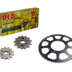 RK Kettensatz passend für Mondial SMX 125i Supermoto CBS (Bj.17-) RK428KRO Kette rot blau Solange Der Vorrat Reicht