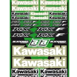 Heißes Angebot Universal-Aufkleber Set von BlackBird Racing - passend für Kawasaki 5430