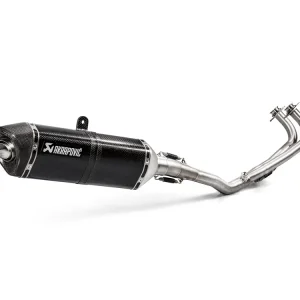 Neue Kollektion Akrapovic Racing Line Komplettanlage für Sym Maxsym 500 TL; Baujahre: 2020
