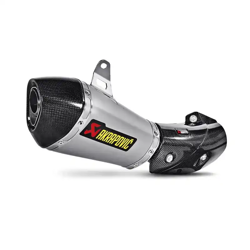 Günstig Akrapovic Slip On Schalldämpfer Titan passend für Kawasaki Ninja ZX-10R; Baujahre: 2011-2015
