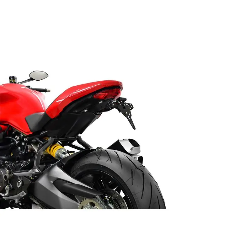 Letzte Chance ZIEGER Pro Kennzeichenhalter passend für Ducati Monster 797 / 821 / 1200 / S; Baujahre: 2017-2020