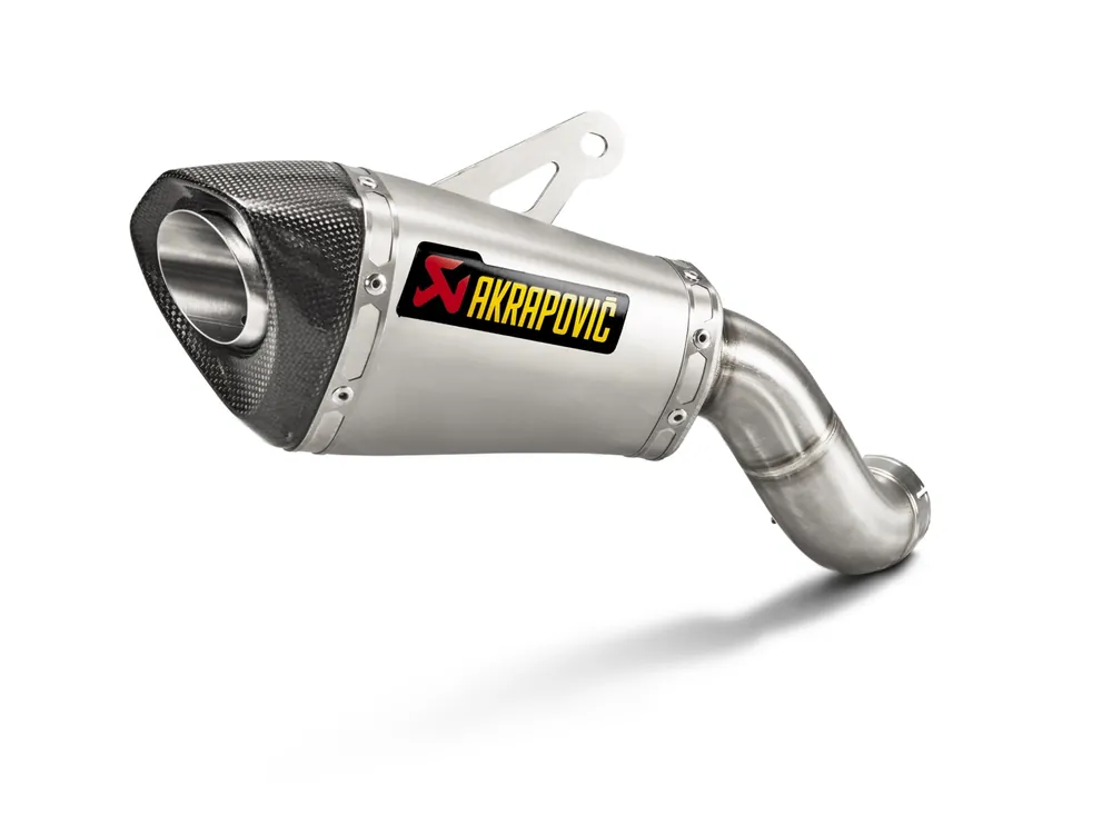 Günstig Akrapovic Slip On Schalldämpfer Titan passend für Kawasaki Z900; Baujahre: ab 2017