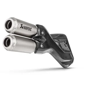 Akrapovic Slip On Schalldämpfer Titan für passend für Ducati Multistrada Enduro 1200/1260/959/S; Bj Sonderangebot