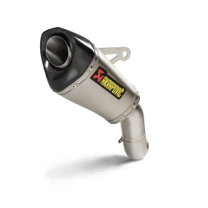 Neuheit Akrapovic Slip On Schalldämpfer Titan passend für Kawasaki Z900 (ZR900F); Baujahre: ab 2020