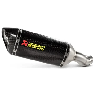 Akrapovic Slip On Schalldämpfer Carbon passend für Kawasaki Z900 (ZR900F); Baujahre: ab 2020 Abverkauf
