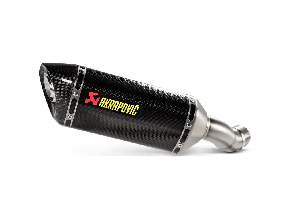 Akrapovic Slip On Schalldämpfer Carbon passend für Kawasaki Z900 (ZR900F); Baujahre: ab 2020 Abverkauf