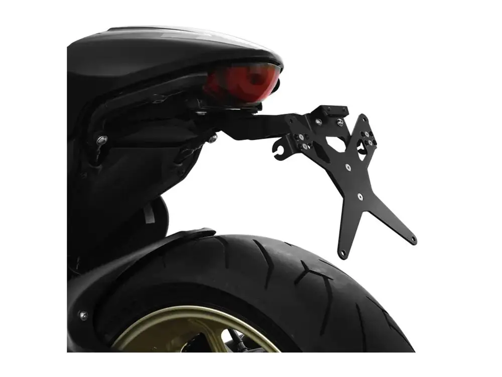 Billig ZIEGER X-Line Kennzeichenhalter passend für Ducati Scrambler 800 Baujahre: 2017-2023