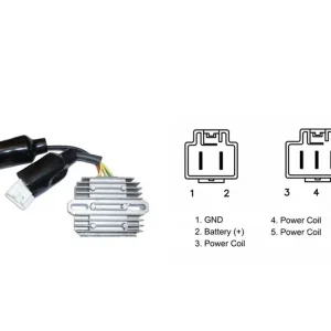 Spannungsregler Gleichrichter passend für Honda CBR 1000 Fireblade SC57 (Bj.2004-2005) Nur Für Kurze Zeit
