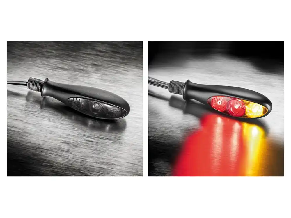 Kellermann micro S DF Dark schwarz Paar Bremslicht / Rücklicht 163100 Solange Der Vorrat Reicht