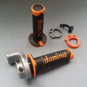 Kracherpreis Gasgriff KRK orange passend für KTM 4T Offroad Domino Paar