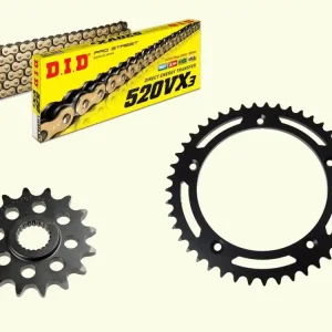 DID Kettensatz passend für Voge DS DSX 650 Valico (Bj.21-) DID520VX3 Kette Gratis Versand