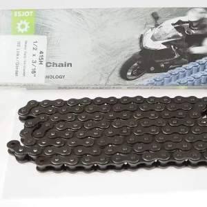 Motorradkette Esjot 415H - Teilung 415 (1/2 x 3/16 x 7.75) 112 Glieder Nur Für Kurze Zeit