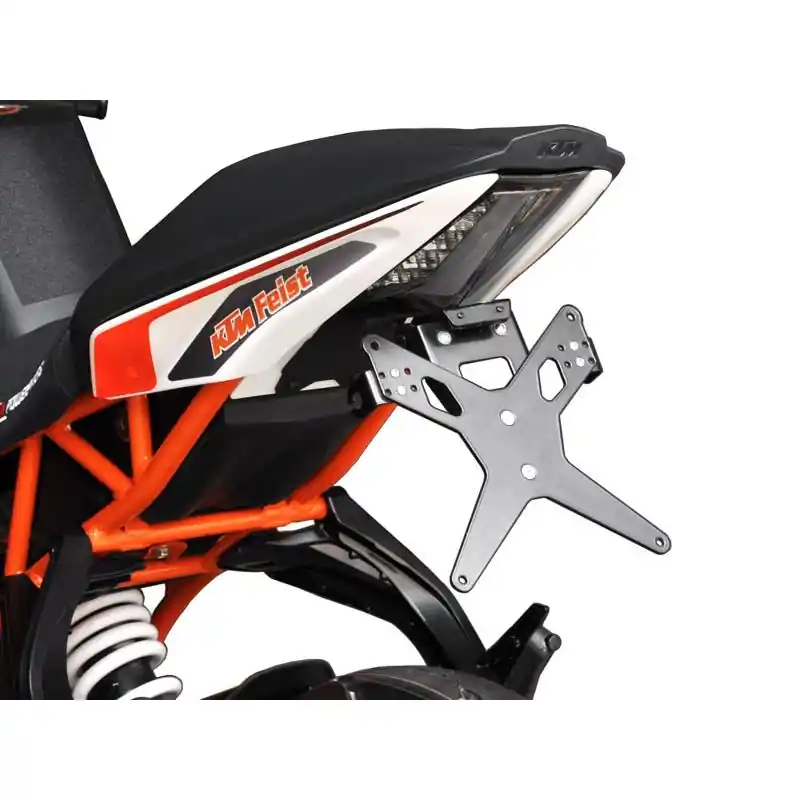 Geprüft ZIEGER X-Line Kennzeichenhalter passend für KTM RC 125 / RC 200 / RC 390; Baujahre: 2014-2018