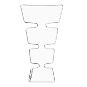 OneDesign Universal-Tankprotektor Farben: schwarz, carbon, transparent oder chrom, 177 x 109 mm Beliebt