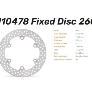 Moto-Master Bremsscheibe Halo hinten passend für Suzuki B-King / Hayabusa Kostenfreie Lieferung