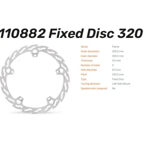 Moto-Master Bremsscheibe Flame vorn passend für KTM RC 125 200 390 (Bj.22-) Gratis Versand