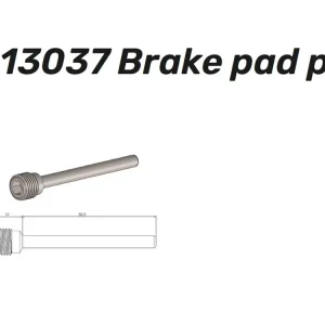 Moto-Master Pin für Bremsbelag hinten Kostenloser Versand