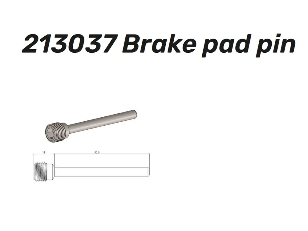 Moto-Master Pin für Bremsbelag hinten Kostenloser Versand