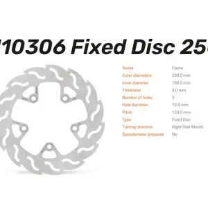 Moto-Master Bremsscheibe Flame hinten passend für Kawasaki 110306 Preiswert