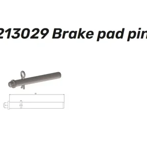 Moto-Master Pin für Bremsbelag hinten / Brake Pad Pin Top-Seller
