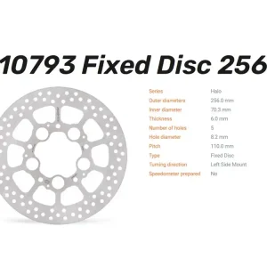 Kracherpreis Moto-Master Bremsscheibe Halo hinten passend für Honda VFR 800 - 110793