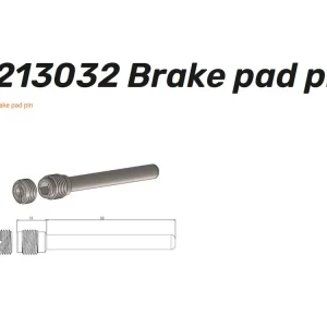 Top-Angebot Moto-Master 213032 vorn Bolzen für Bremsbeläge