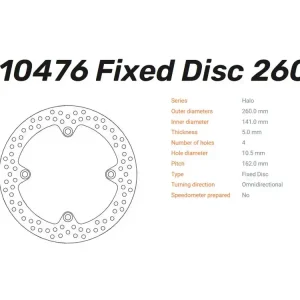 Moto-Master Bremsscheibe Halo hinten passend für Suzuki V-Strom - 110476 Günstig