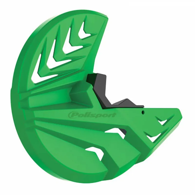 Kostenloser Rückversand Bremsscheibenschutz mit Gabelprotektor unten passend für Kawasaki KX / KX-F 250 450 Baujahre: 2013-2