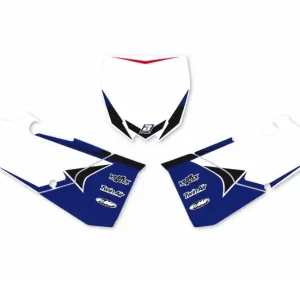 Finale Aktion Startnummerfelder Aufkleber-Set von Black Bird Racing passend für Yamaha YZ 125 / YZ 250, Baujahre: