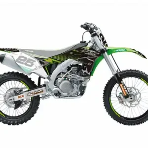 Preisreduziert Aufkleber Satz BlackBird Racing Replica 2018 passend für Kawasaki KX 450 F, Baujahre: 2016-2018