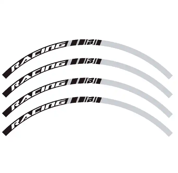 Top-Preis Felgenaufkleber passend für Honda von Blackbird Racing Set - Inhalt 18 Stück