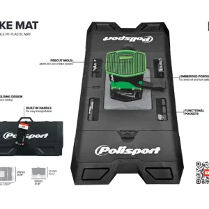 Faltbare Montageunterlage / Motorradmatte von Polisport Nur Heute