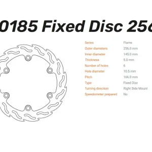 Moto-Master Bremsscheibe Flame - 110185 Wochenendangebot