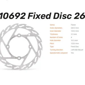 Beliebt Moto-Master Bremsscheibe vorn Flame passend für Beta RR 50 Enduro/Motard passend für Beta RR 125 4T