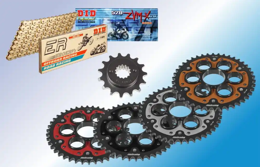 Expressversand DID Kettensatz Stealth passend für Ducati 955 Streetfighter V2 (ab Bj.21) DID520ZVMX / ERV-7 Kette