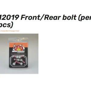 Finale Aktion Moto-Master Bremsscheibenschrauben vorn M6 x 1.0 x 13 (6 Stück) - 12019