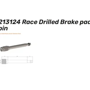 Moto-Master hinten Bolzen Standard / Racing für Bremsbeläge 213023 213124 Aktuell