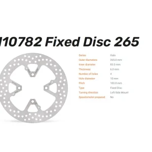 Moto-Master Bremsscheibe Halo hinten passend für Ducati Multistrada V4 / Diavel / XDiavel - 110782 Billig