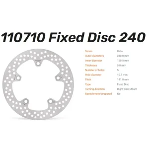 Neu Im Sortiment Moto-Master Bremsscheibe Halo hinten passend für Suzuki SV 650 - 110710