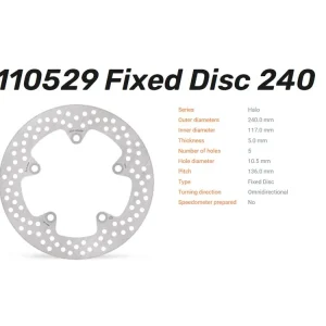 Moto-Master Bremsscheibe Halo hinten passend für Honda CTX 700 / NC 700 / NC 750 - 110529 Bestseller